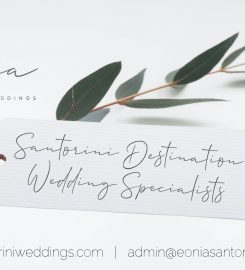 Eonía Santorini Weddings