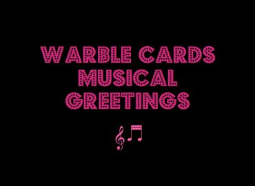 Warble Cards Musical Greetings